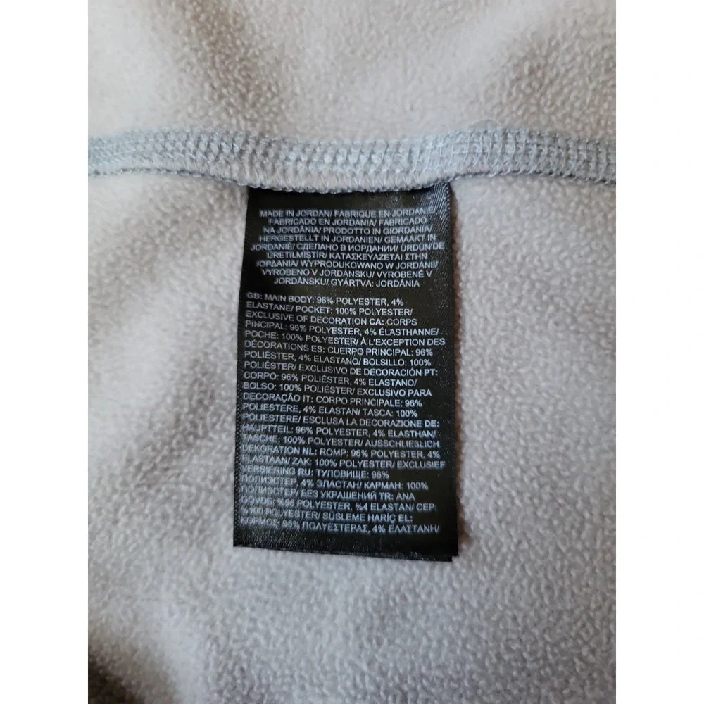The North Face Jacket Mens XXL Gray Full Zip Fleece Lined Mock Neck Grey